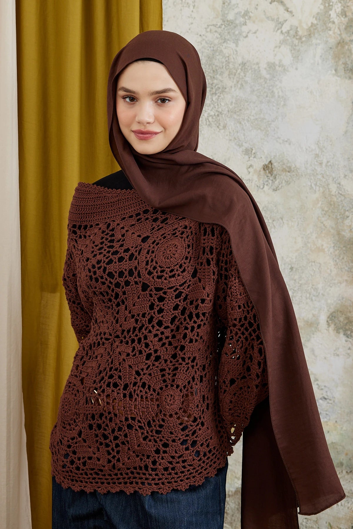 Modal Hijab - Brown