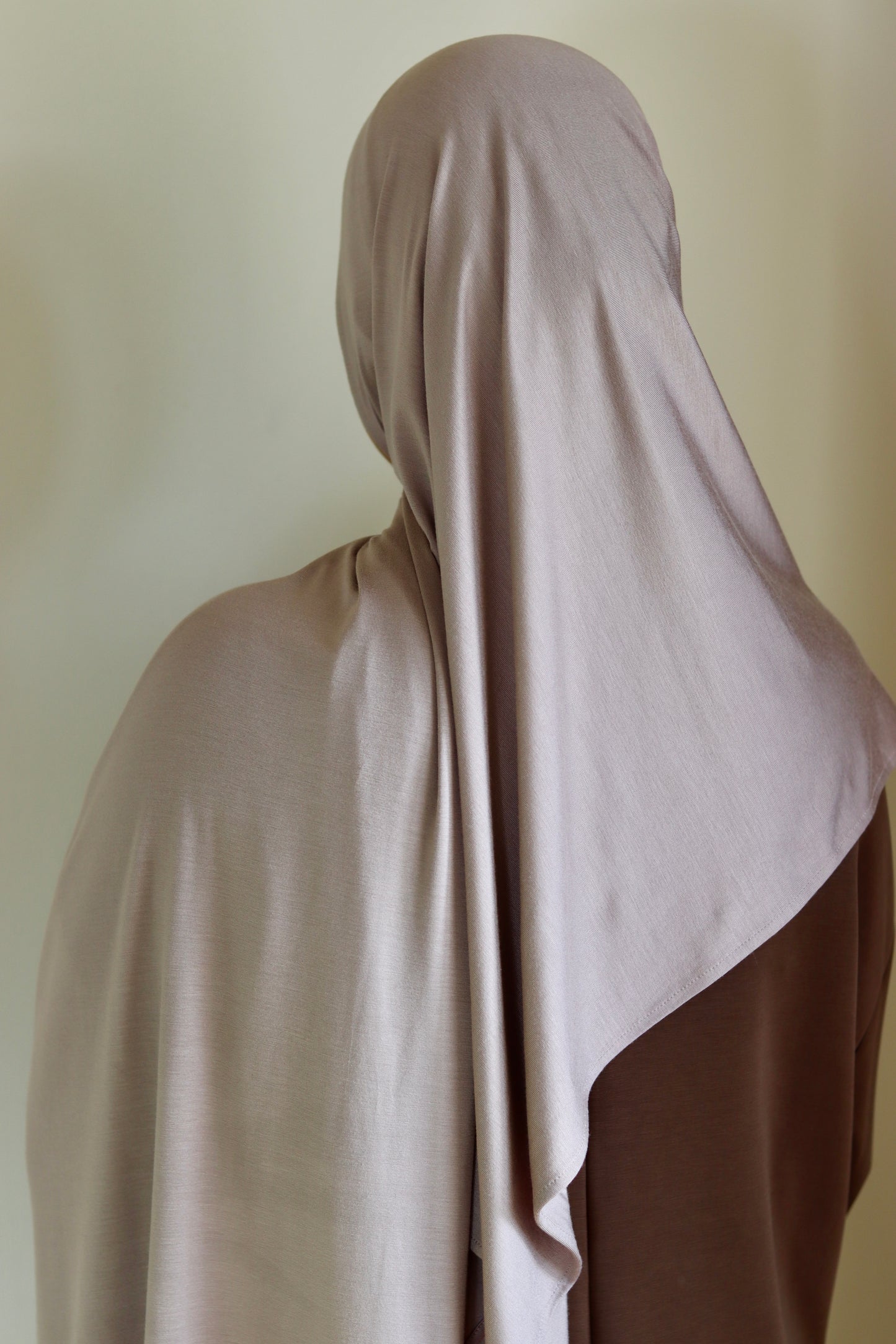 Bamboo Jersey Hijab - Mink