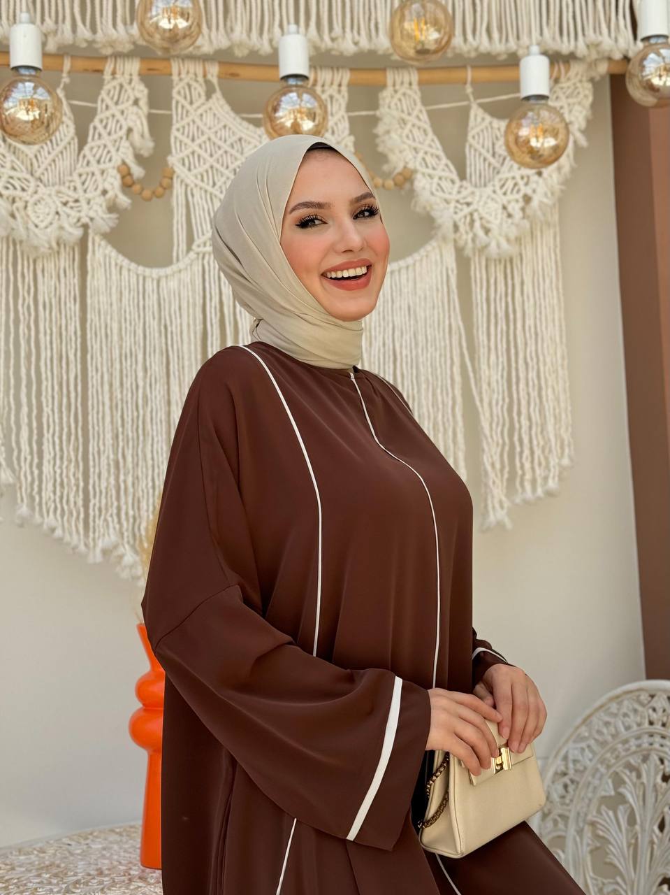Mocha Luxe Abaya
